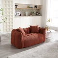 Fauteuil contemporain 65.1 en chenille capitonnée avec mousse haute résilience