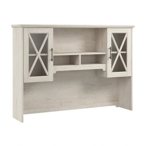 Credenza rustica da 60W con ante in vetro per scrivania e buffet