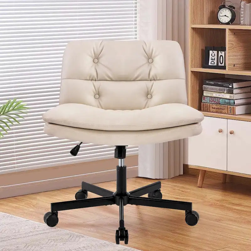 Größerer 360°-Drehstuhl für das Homeoffice mit Rollen