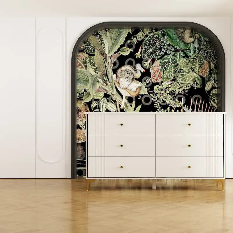 6 Drawer Dresser Modern White Dresser Chest Wood Storage Chest
