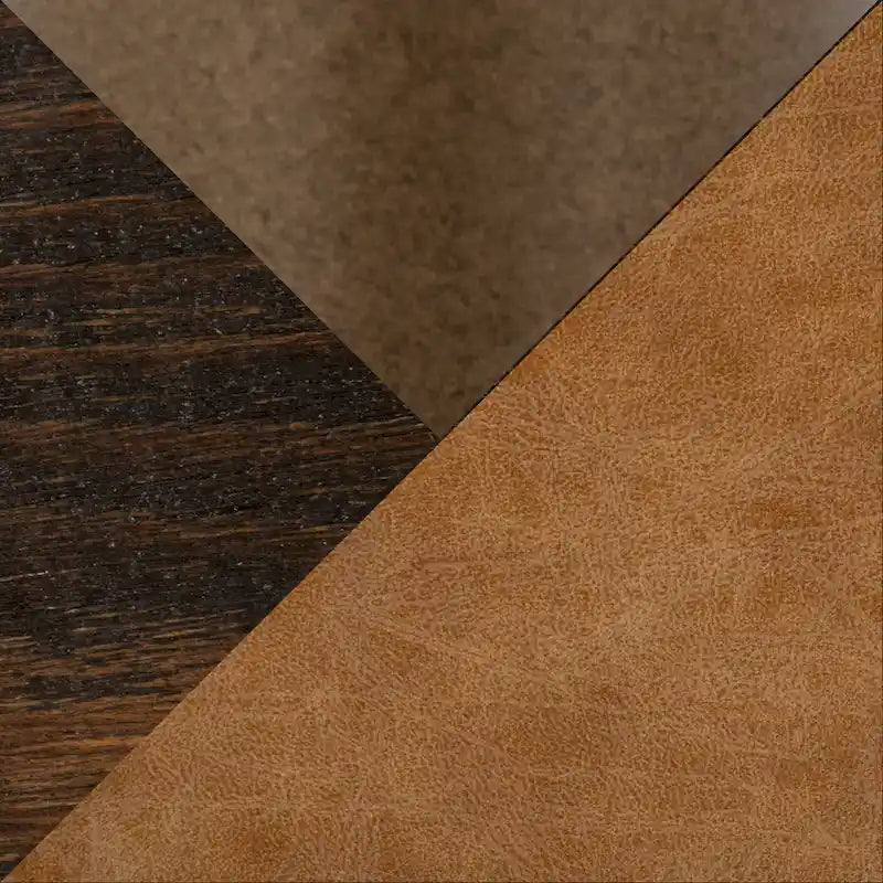 Moderne eetkamerstoel in mid-centurystijl met houten rugleuning en metalen frame (set van 2)