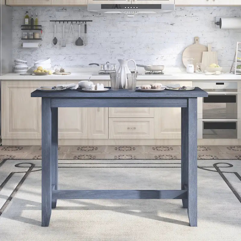 64-inch Contemporary Counter Height Table with Built-in USB Port