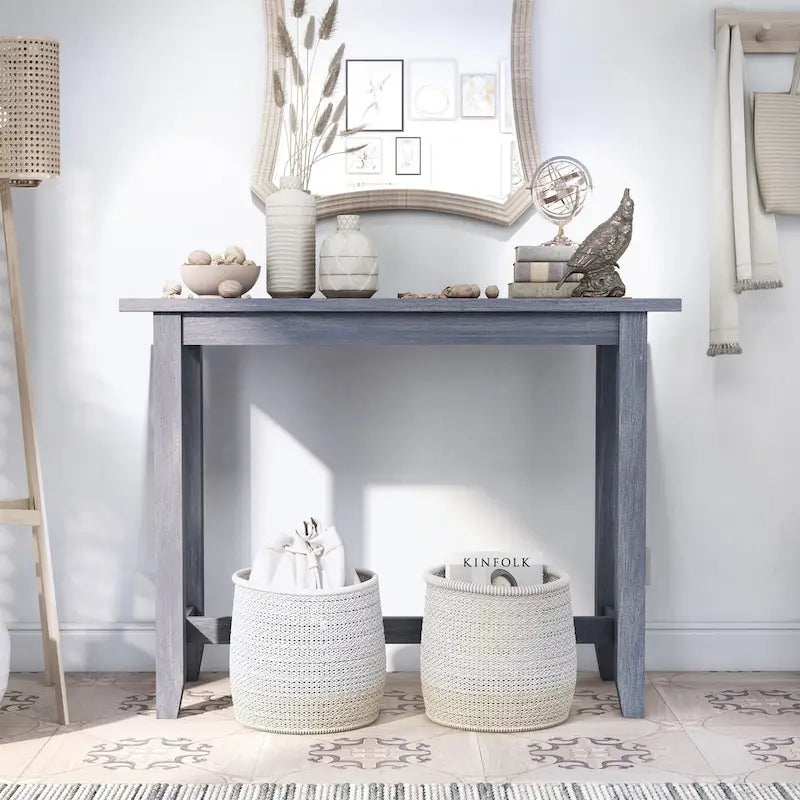 64-inch Contemporary Counter Height Table with Built-in USB Port