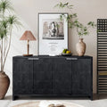 Sideboard-Buffetschrank im Landhausstil mit 4 Türen aus Holz