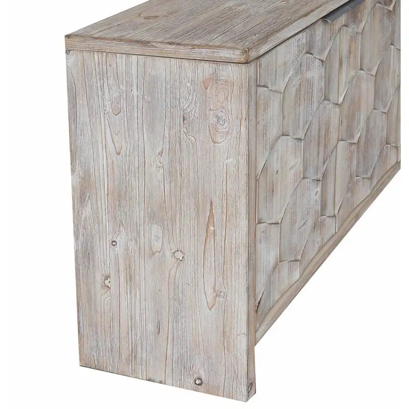 Sideboard-Buffetschrank im Landhausstil mit 4 Türen aus Holz