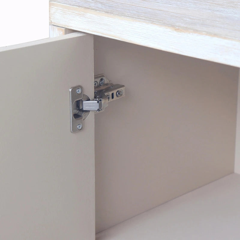Sideboard-Buffetschrank im Landhausstil mit 4 Türen aus Holz