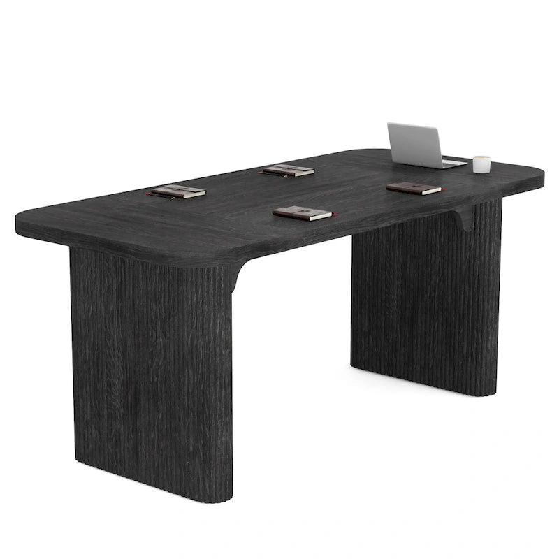 5FT rechteckiger Konferenztisch aus Holz, Bürotisch und Chefschreibtisch