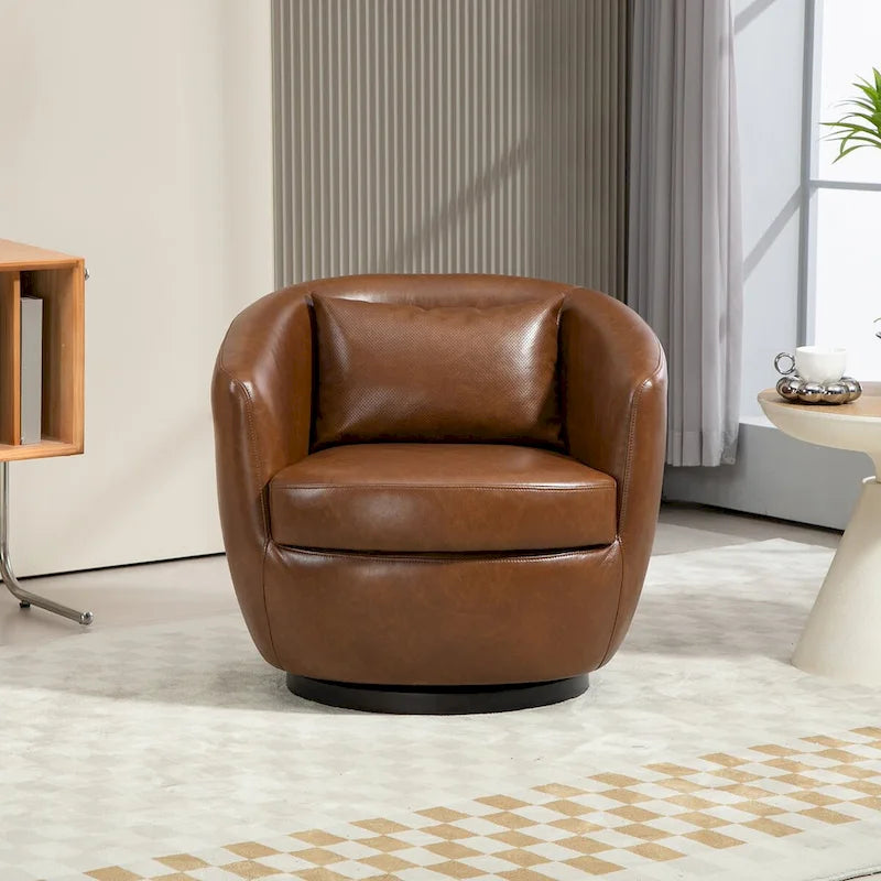 Moderner drehbarer Fasssessel für das Wohnzimmer
