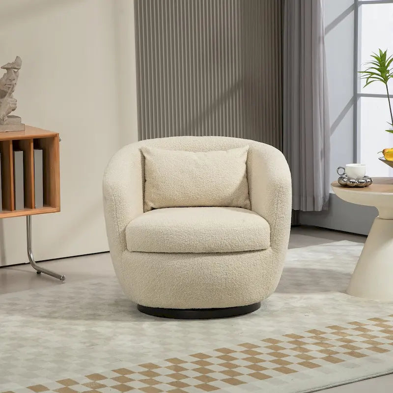 Moderner drehbarer Fasssessel für das Wohnzimmer
