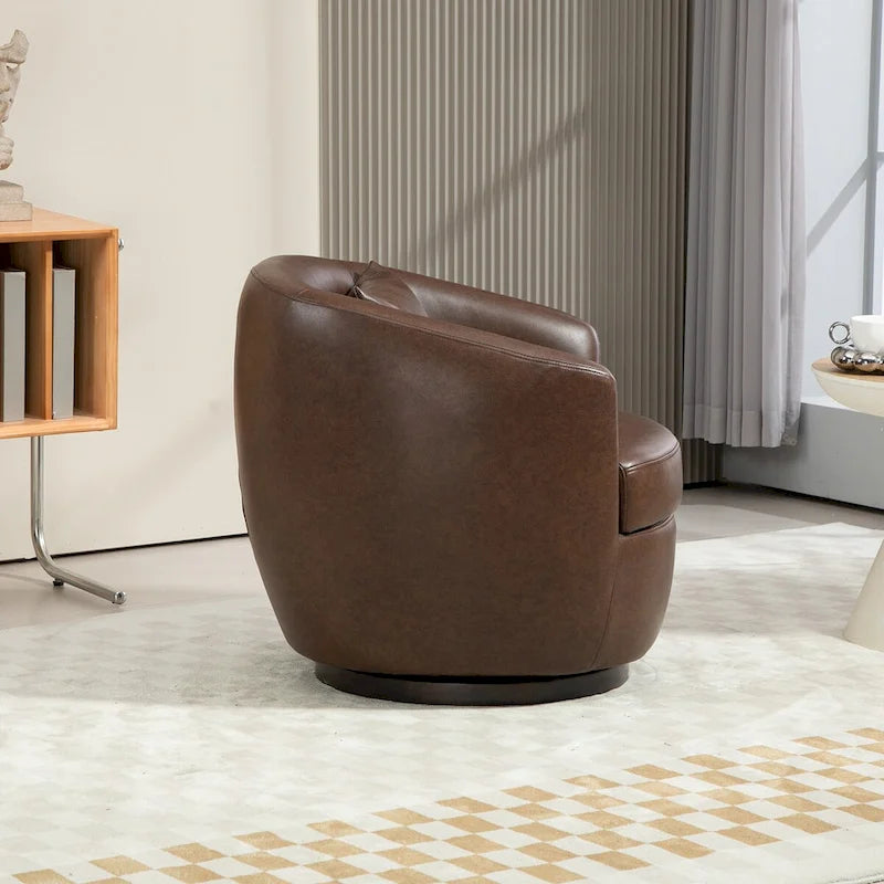 Moderner drehbarer Fasssessel für das Wohnzimmer