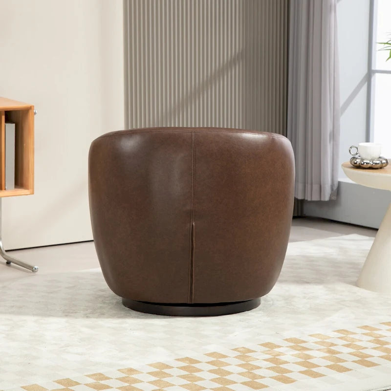 Moderner drehbarer Fasssessel für das Wohnzimmer