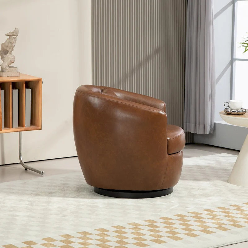 Moderner drehbarer Fasssessel für das Wohnzimmer