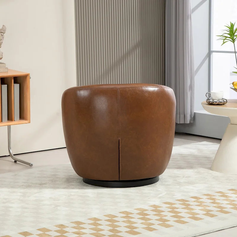 Moderner drehbarer Fasssessel für das Wohnzimmer