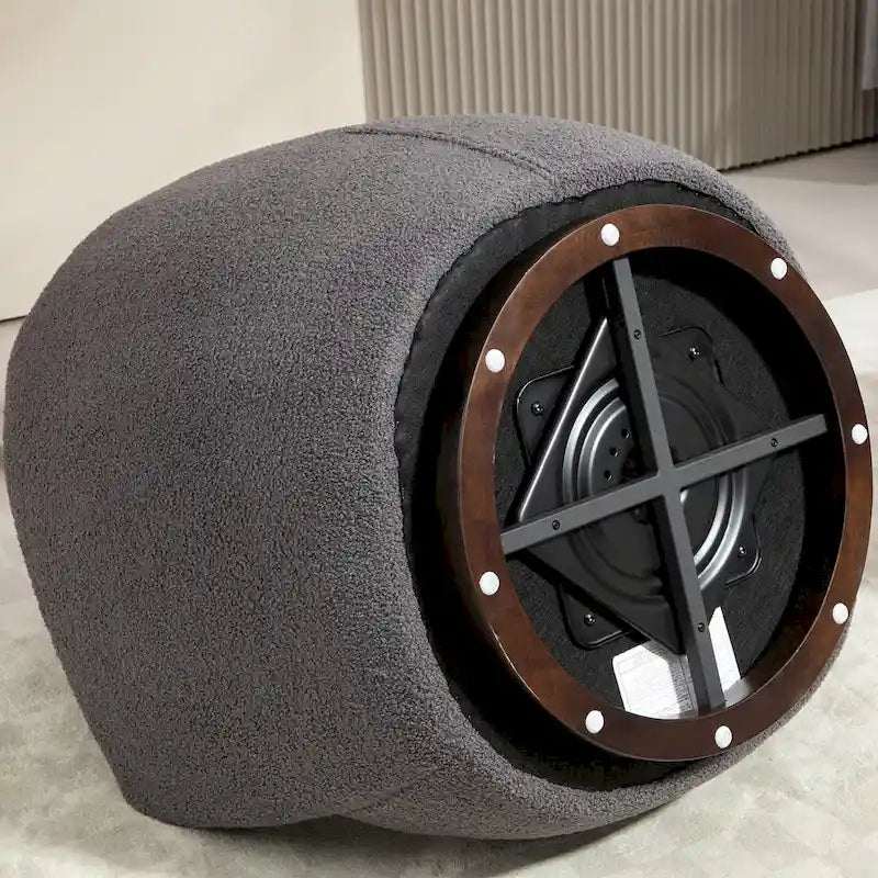 Moderner drehbarer Fasssessel für das Wohnzimmer
