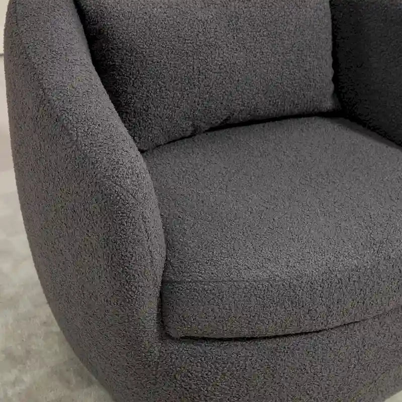 Moderner drehbarer Fasssessel für das Wohnzimmer