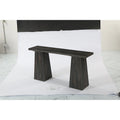 Smalle houten console-, sofa- en haltafel van 63 inch voor de entree